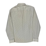 Armani Exchange Striped Shirt - Large White Cotton