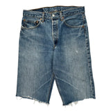 Levis Denim Shorts - 30W 12L Blue Denim