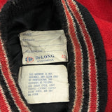 Delong College Varsity Jacket - Medium Black Leather