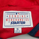 Cleveland Indians Starter Mlb Windbreaker - XL Blue Polyester