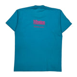 Single Stitch Blood Drive 1990 Screen Stars Graphic T-Shirt - XL Blue Cotton Blend