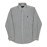 Ralph Lauren Checked Shirt - Large Blue Cotton