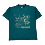 Single Stitch Grand Canyon Arizona Eagle Dry Goods Co. Graphic T-Shirt - Large Green Cotton