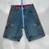 Route 66 Cargo Denim Shorts - 26W US 4 Blue Denim