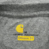Carhartt Spellout T-Shirt - Medium Gray Cotton
