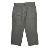 Carhartt Carpenter Trousers - 36W 31L Grey Cotton