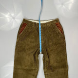Orvis Cord Pants - 30″ Waist Brown Cotton