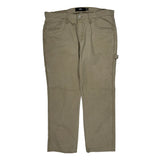 Berkley Jensen Carpenter Pants - 38W 30L Khaki Cotton