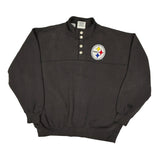 Pittsburgh Steelers Lee Sport Football 1/4 Zip - XL Black Polyester Blend