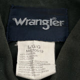 Wrangler Denim Shirt - Large Green Cotton