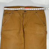Dickies Carpenter Shorts - 38W 11L Brown Cotton Blend
