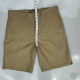 Quiksilver Chino Shorts - 34W 10L Khaki Cotton