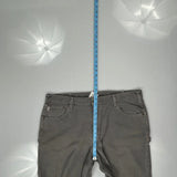 Carhartt Carpenter Trousers - 40W 30L Grey Cotton