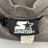 Vintage Starter Sweatshirt - Large Grey Cotton Blend
