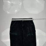 Carhartt Carpenter Pants - 34W 32L Black Cotton