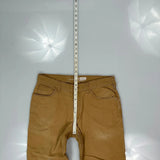 Carhartt Carpenter Trousers - 34W 30L Brown Cotton