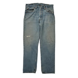 501 Levis Jeans - 32W 30L Light Wash Denim