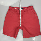 Polo By Ralph Lauren Shorts - 32W 9L Red Cotton