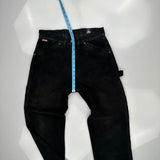 Dickies Carpenter Carpenter Trousers - 32W 30L Black Cotton