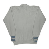 80S Ralph Lauren Cardigan - Medium White Cotton