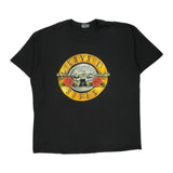 Guns N Roses Hanes Band T-Shirt - 2XL Black Cotton
