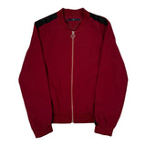 Tommy Hilfiger Bomber Jacket - Large Red Cotton