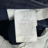 Carhartt Pants - 32W 30L Navy Cotton Blend