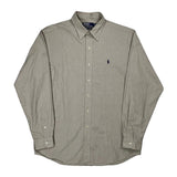 Polo By Ralph Lauren Shirt - Large Beige Cotton