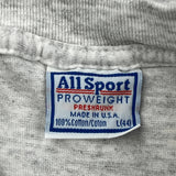 Triathlon Championships All Sport Single Stitch T-Shirt - Large Grey Cotton