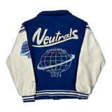 World Series 1974 Unbranded Varsity Jacket - Medium Blue Polyester
