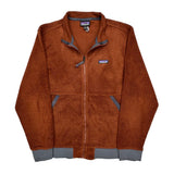 Patagonia Fleece Jacket - Large Brown Polyester