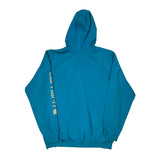 Carhartt Spellout Hoodie - XL Blue Cotton
