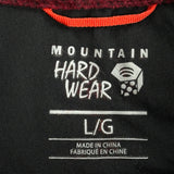 Mountain Hard Wear Fleece - Large Burgundy Polyester