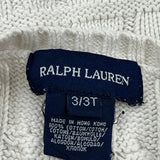 Age 3 Ralph Lauren Cardigan - XS Cream Cotton
