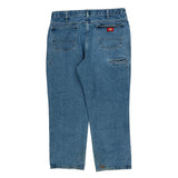Dickies Double Knee Jeans - 36W 30L Blue Cotton