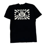Beach Blast Spruce Single Stitch T-Shirt - Large Black Cotton Blend