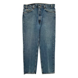 505 Orange Tab Levis Jeans - 35W 30L Blue Cotton