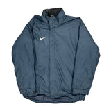 Nike Jacket - Large Blue Polyester