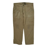 Relaxed Fit Carhartt Carpenter Pants - 38W 30L Khaki Cotton