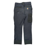 Carhartt Double Knee Cargo Pants - 32W 32L Gray Cotton Blend