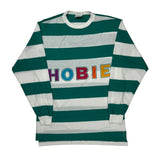 Hobie Single Stitch Long Sleeve T-Shirt - Medium Green Cotton
