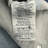 Carhartt Jeans - 36W 36L Blue Cotton