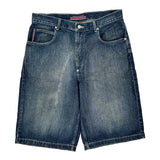 Phat Farm Denim Shorts - 36W 14L Blue Cotton