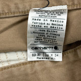 Carhartt Carpenter Pants - No Sizew 34L Brown Cotton