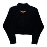 Harley Davidson Graphic Cord Jacket - XL Black Cotton