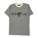 Denali Alaska H.L.Miller Gold Single Stitch T-Shirt - Medium Gray Cotton Blend