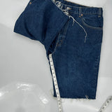 Levis Denim Shorts - 34W 10L Blue Denim