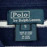 Age 5 Polo By Ralph Lauren Striped Sweater - XS Navy Cotton