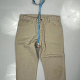 Dickies Trousers - 36W 24L Beige Cotton
