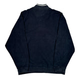 Chaps Ralph Lauren 1/4 Zip - Medium Navy Cotton Blend